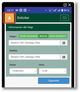 Acceso a las notificaciones
