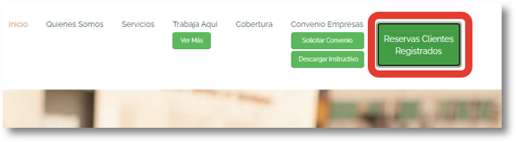 Acceso a Reservas Clientes Registrados