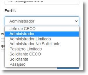 Configuración de perfiles y roles de usuarios